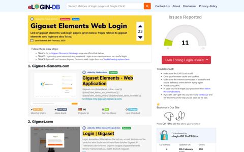 Gigaset Elements Web Login - штыефпкфь login 0 Views