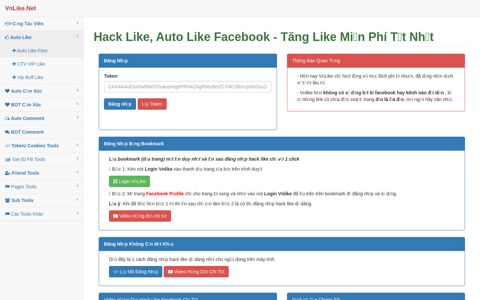 Hack Like Facebook - Auto Like Facebook - Tăng Like ...