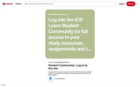 Log into the ICS Learn Student Community for full access to ...