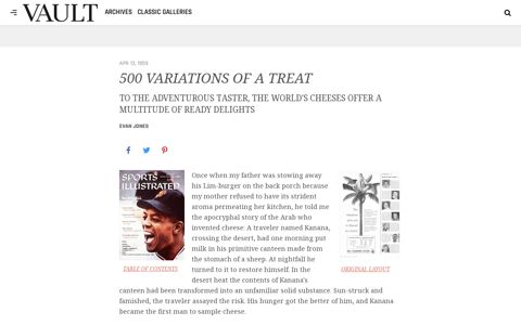 500 variations of a treat - Sports Illustrated Vault | SI.com