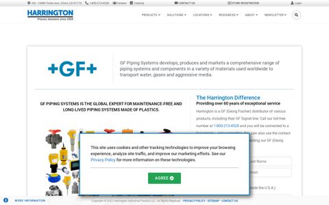 GF – Georg Fischer – Harrington Industrial Plastics