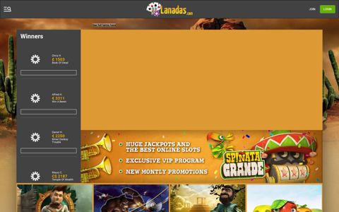 Lanadas Casino - Get Welcome Spins and double up your first ...