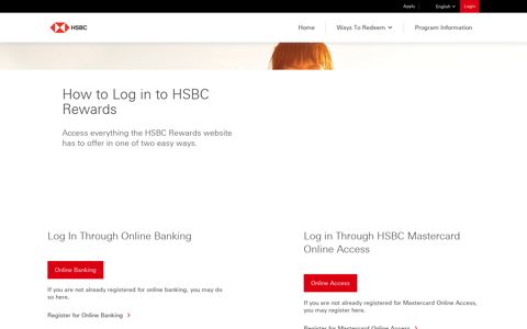 Login - HSBC Rewards