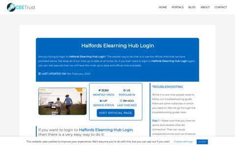 Halfords Elearning Hub Login - Find Official Portal - CEE Trust
