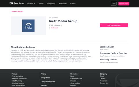 Inetz Media Group - Sendlane Partner Directory