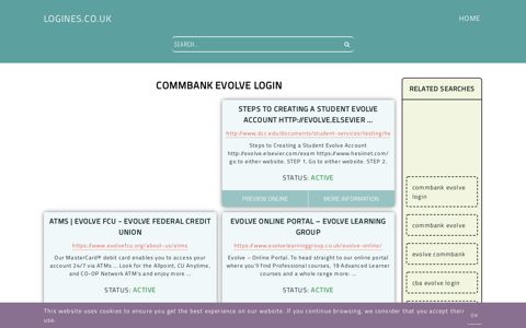 commbank evolve login - General Information about Login