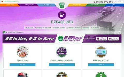 E-ZPass Info - PA Turnpike