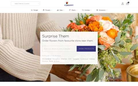 Flaberry - Online Flowers Delivery | Send Flowers To India