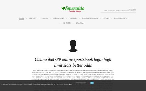 Casino ibet789 online sportsbook login high limit slots better ...