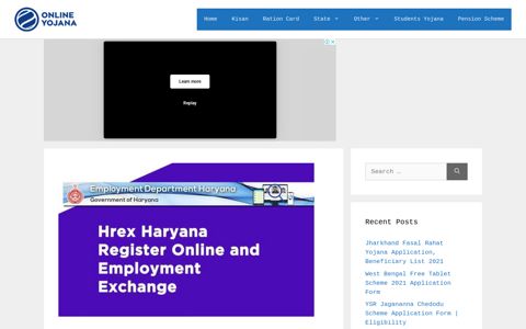 Hrex Rojgar Mela Haryana Employment Exchange Register ...