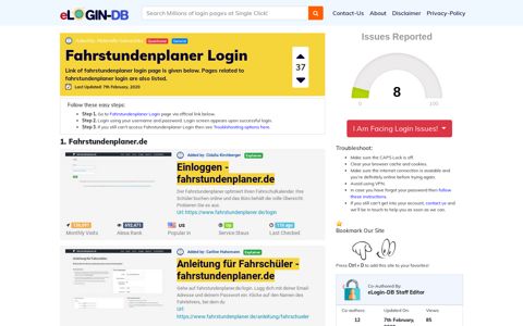 Fahrstundenplaner Login - A database full of login pages from ...