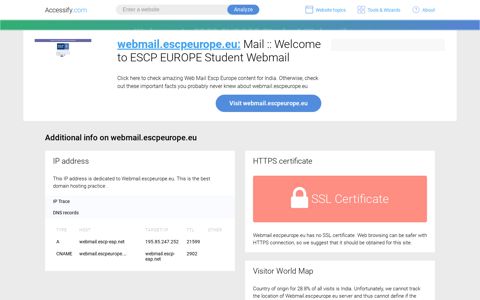 Access webmail.escpeurope.eu. Mail :: Welcome to ESCP ...