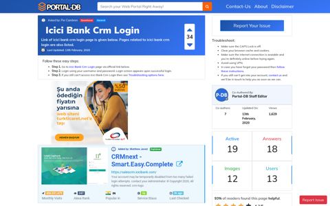 Icici Bank Crm Login - Portal-DB.live