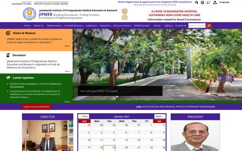 Home | Jawaharlal Institute of Postgraduate Medical ...