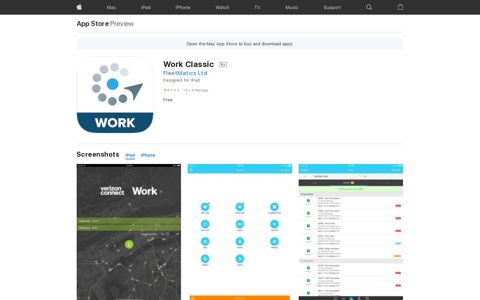 ‎Work Classic on the App Store