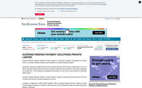 Ezspend Prepaid Payment Solutions Private Limited ...