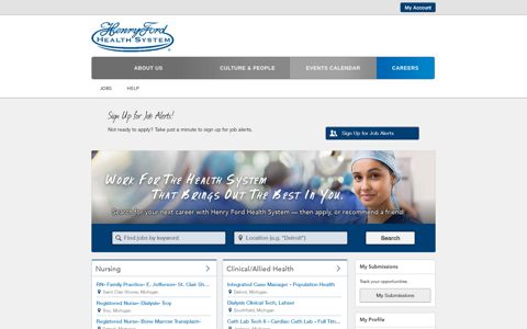 Henry Ford Health System Careers - Jobs