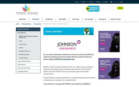 MEDOC Travel Insurance through Johnson Inc. | National ...