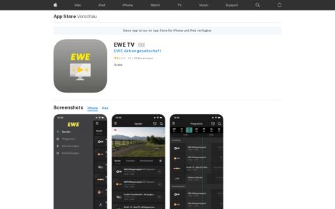 ‎EWE TV im App Store