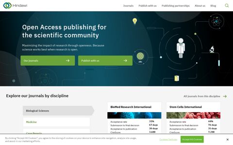 Hindawi: Publishing Open Access research journals & papers