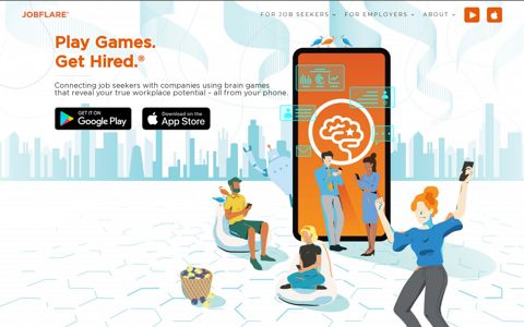 JobFlare for Job Search | Play Games. Get Hired.