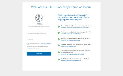 HFH WebCampus - Hamburger Fern-Hochschule