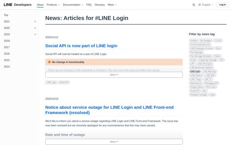 Articles for #LINE Login | LINE Developers - News