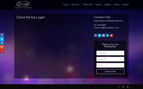 Client Portal | Futura Music & Entertainment, featuring Paolo ...