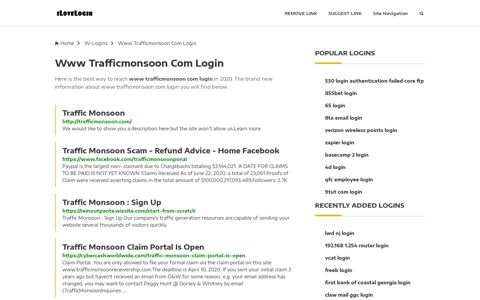 Www Trafficmonsoon Com Login ❤️ One Click Access - iLoveLogin