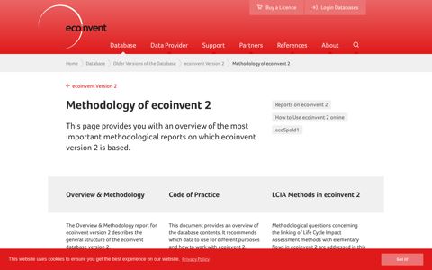 Methodology of ecoinvent 2 – ecoinvent