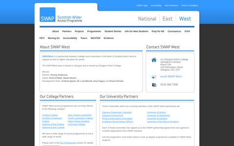 Higher Education for Mature Students | West - SWAP