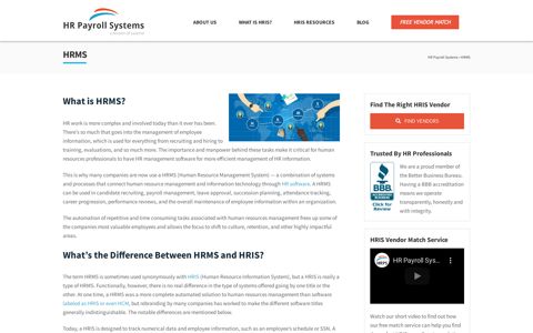 What is a HRMS? - Human Resources Management System ...