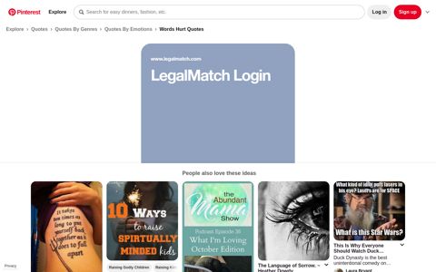 LegalMatch Login | Login - Pinterest