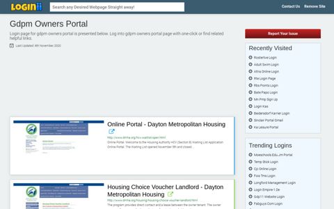 Gdpm Owners Portal - Loginii.com