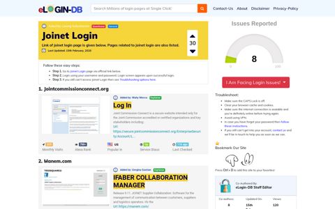 Joinet Login - A database full of login pages from all over the ...