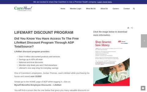LifeMart - Employee Discounts - CareHere