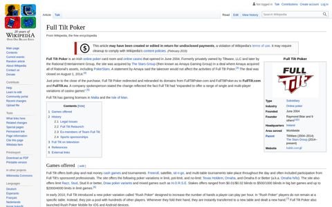 Full Tilt Poker - Wikipedia