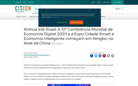 Xinhua Silk Road: A 10ª Conferência Mundial de Economia ...
