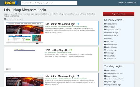 Lds Linkup Members Login - Loginii.com