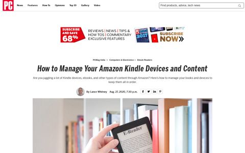 How to Manage Your Amazon Kindle Devices and Content