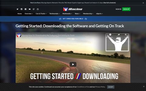 Getting Started: Downloading the Software and ... - iRacing