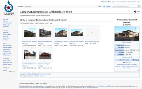 Category:Kreissparkasse Grafschaft Diepholz - Wikimedia ...