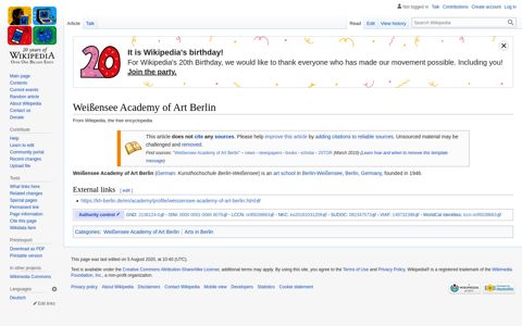 Weißensee Academy of Art Berlin - Wikipedia
