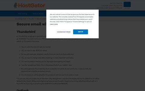 Secure email with PGP, how to | HostGator Support