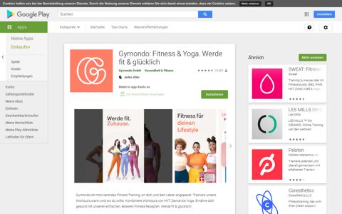 Gymondo: Fitness & Yoga. Werde fit & glücklich – Apps bei ...