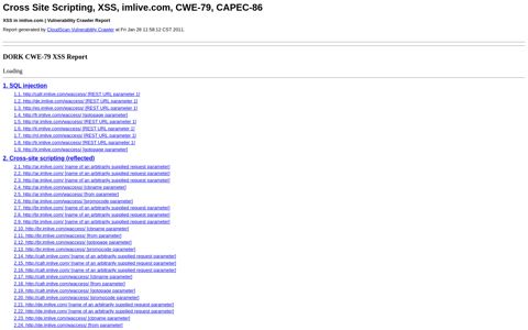 Cross Site Scripting, XSS, imlive.com, CWE-79, CAPEC-86 ...