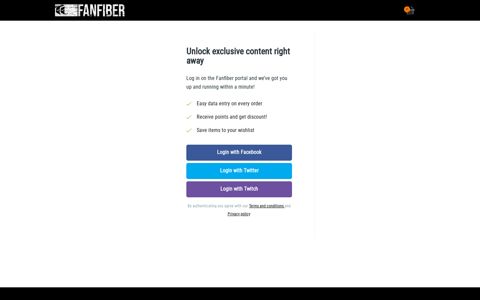 Unlock exclusive content right away - Fanfiber Merchandise
