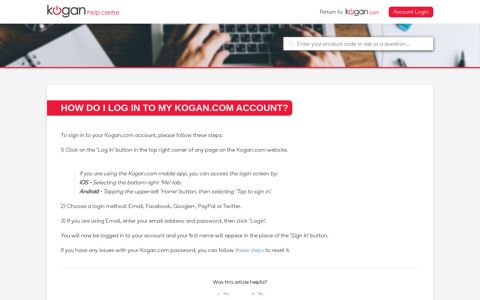 How do I log in to my Kogan.com account? – Kogan.com Help ...