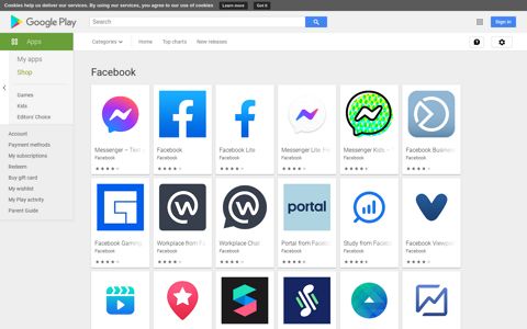 Android Apps by Facebook on Google Play