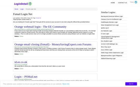 Fsmail Login Net Orange webmail login - The EE Community ...